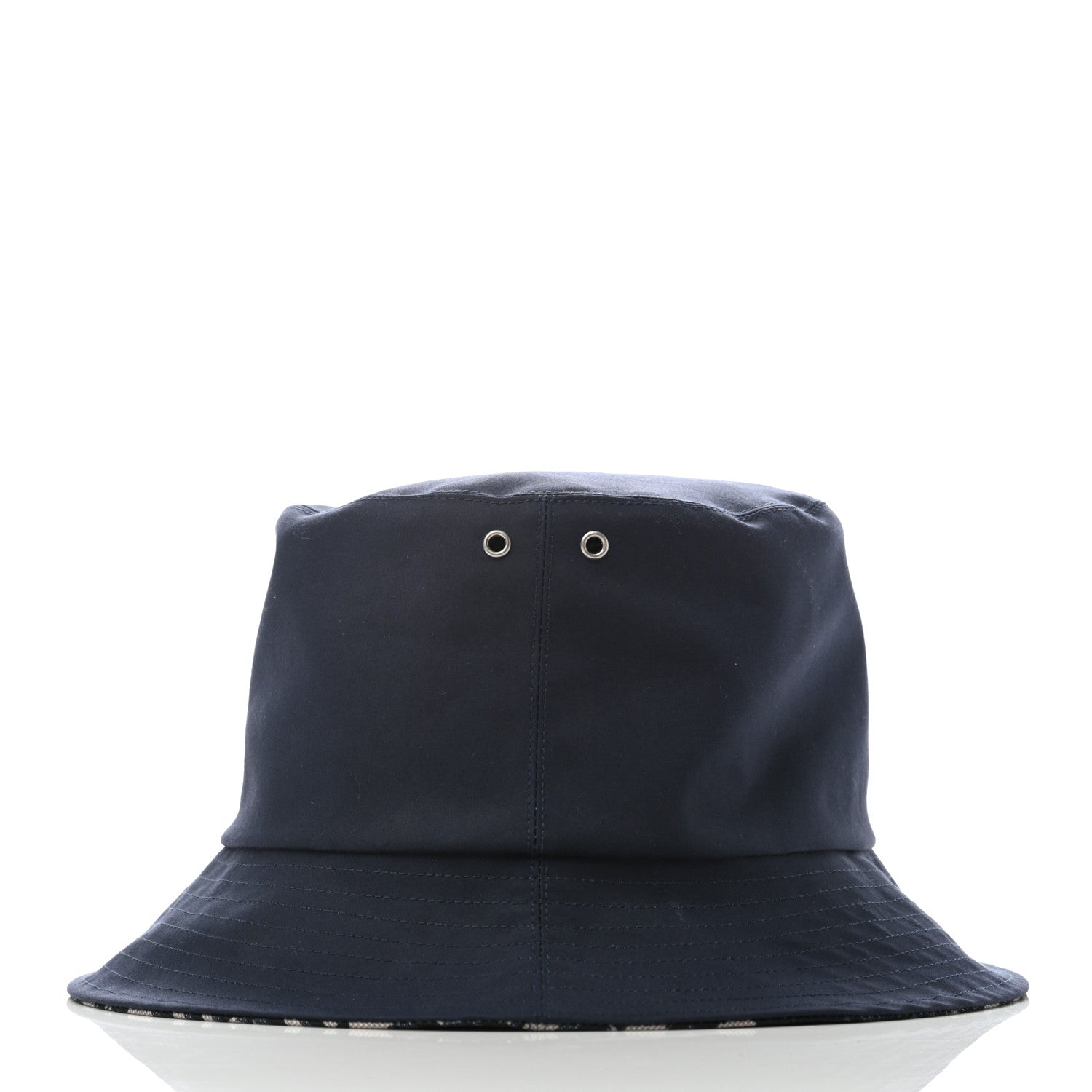 Christian Dior Oblique Reversible Teddy-D Brim Bucket Hat 57 Blue 6 of 13