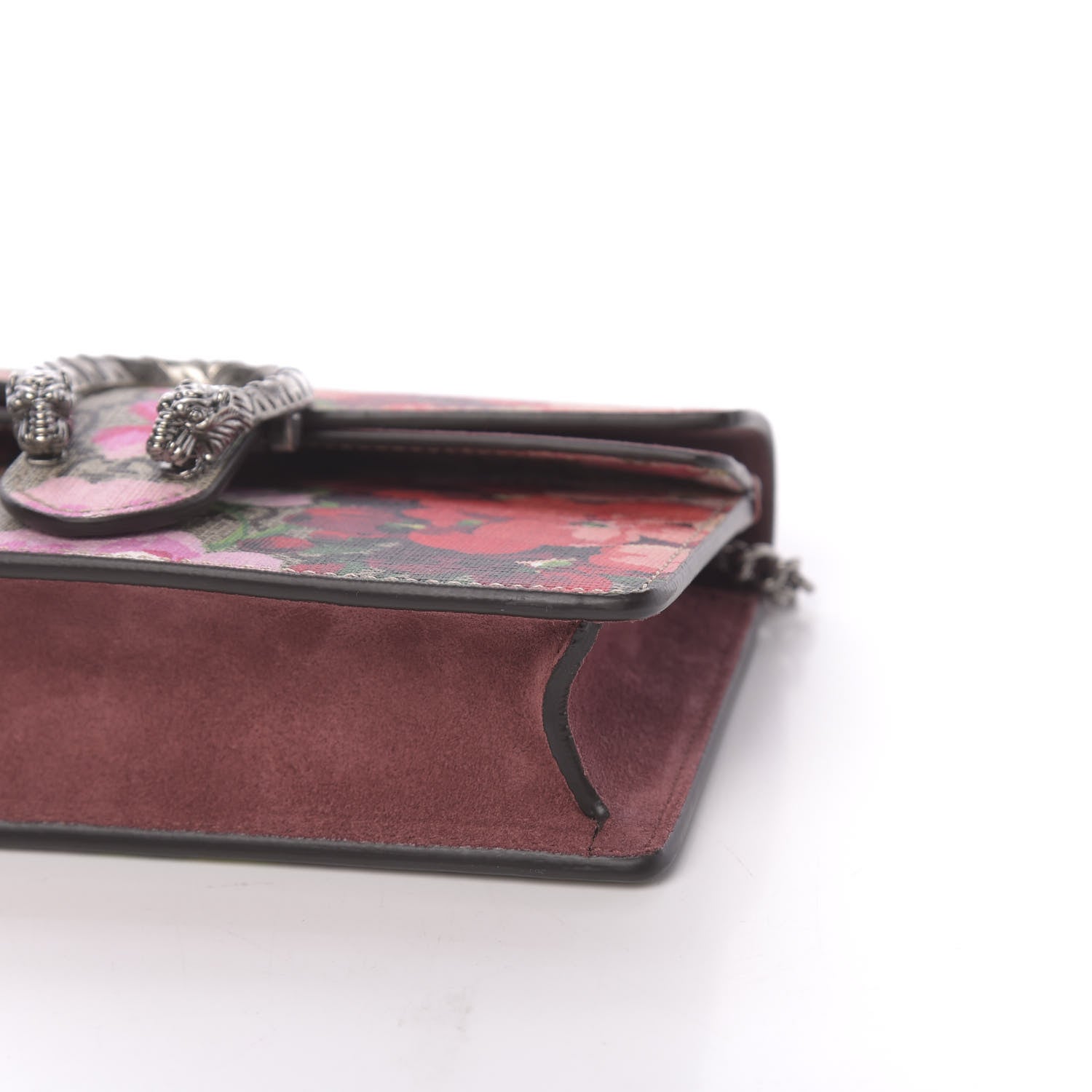 Gucci GG Supreme Monogram Blooms Super Mini Dionysus Shoulder Bag Beige Multicolor Dry Rose 8 of 10
