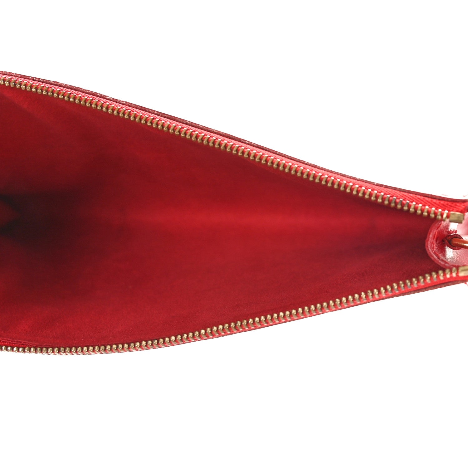 Louis Vuitton Epi Pochette Accessories 24 Castillan Red 5 of 10