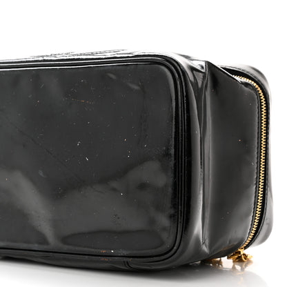 Chanel Patent Vanity Cosmetic Case Black 11 of 20