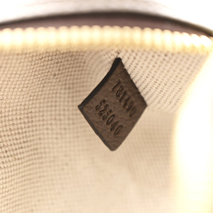 Gucci GG Supreme Monogram Textured Dollar Calfskin Web Super Mini Ophidia Top Handle Bowler Bag Beige Ebony New Acero 6 of 9