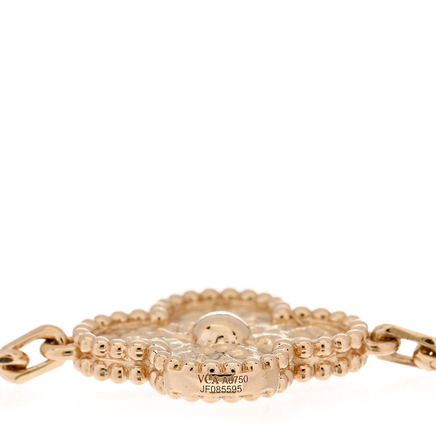 18K Yellow Gold 5 Motifs Vintage Alhambra Bracelet