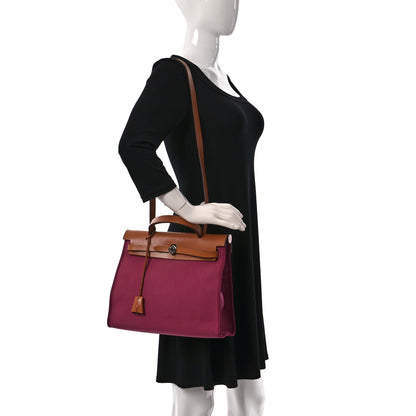 Hermes Vache Hunter Toile Herbag Zip 31 PM Tosca 2 of 19