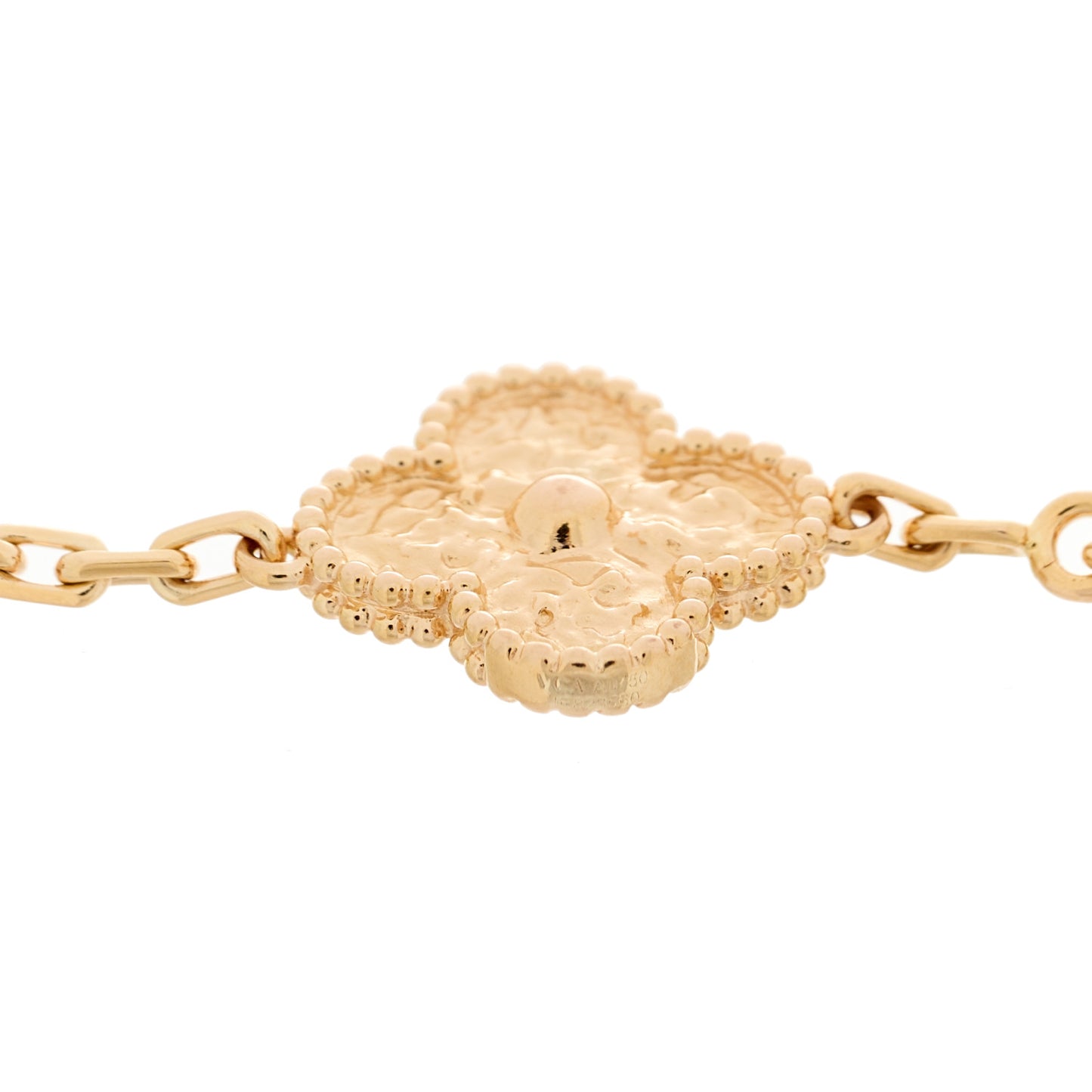 18K Rose Gold 5 Motifs Vintage Alhambra Bracelet