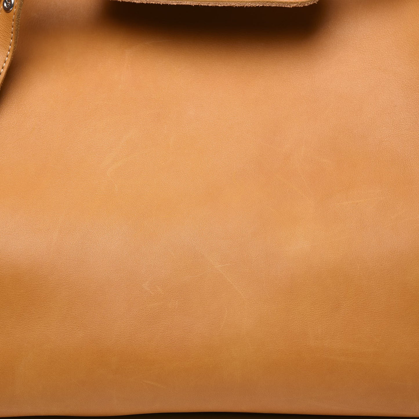 Soft Bare Calfskin Medium Big Bag Dark Yellow