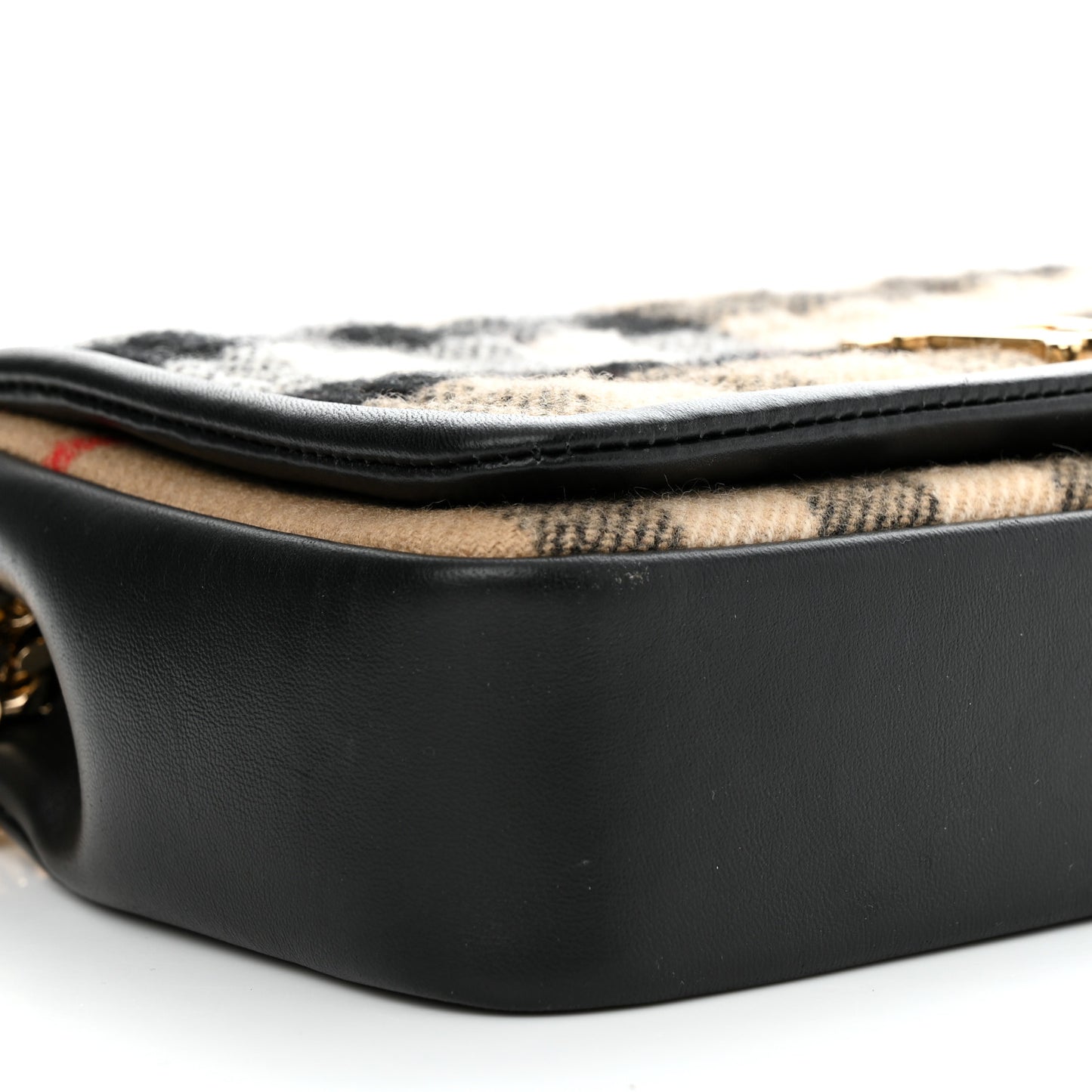 Check Cashmere Small Lola Bag Black