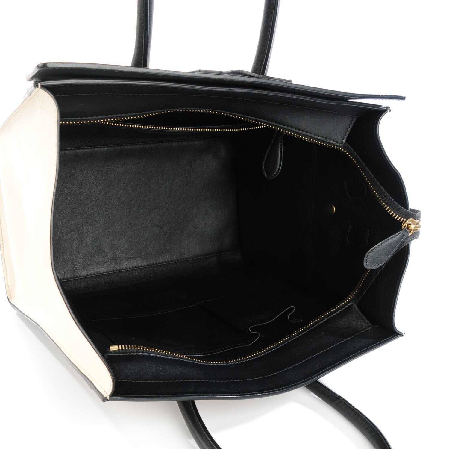 Celine Velluto Calfskin Mini Tri-Color Luggage Flesh 6 of 8