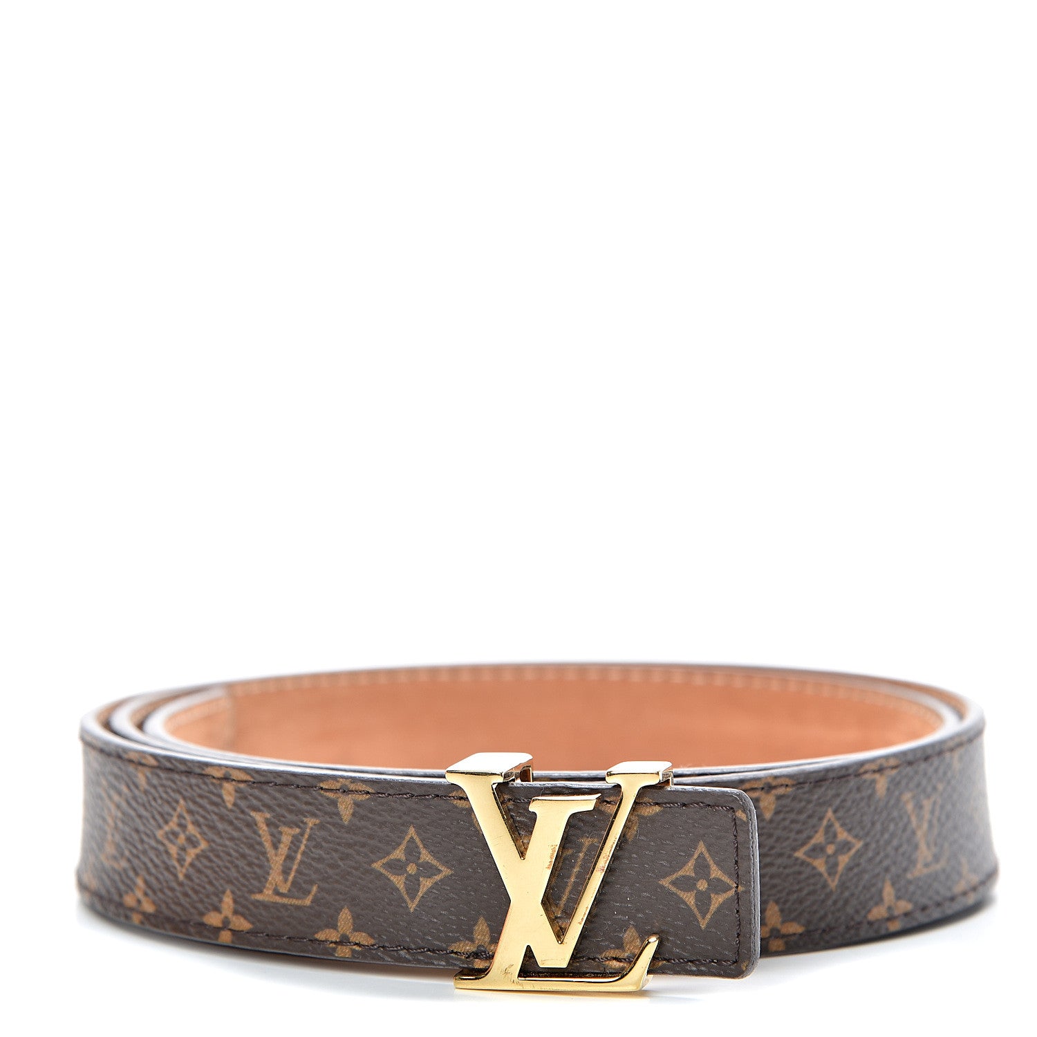 Louis Vuitton Mini Monogram 25mm LV Initiales Belt 80 32 1 of 10