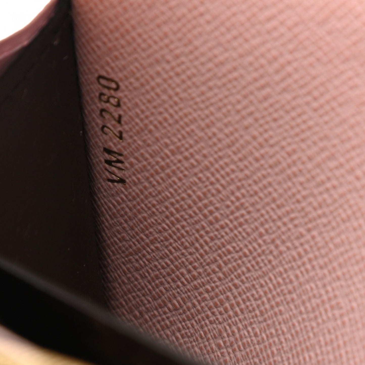 Monogram Emilie Wallet Rose Ballerine