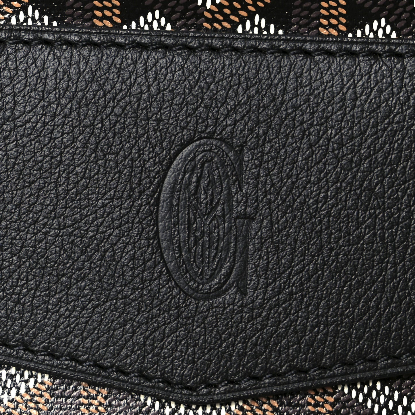 Goyardine Calfskin Cisalpin Backpack Black