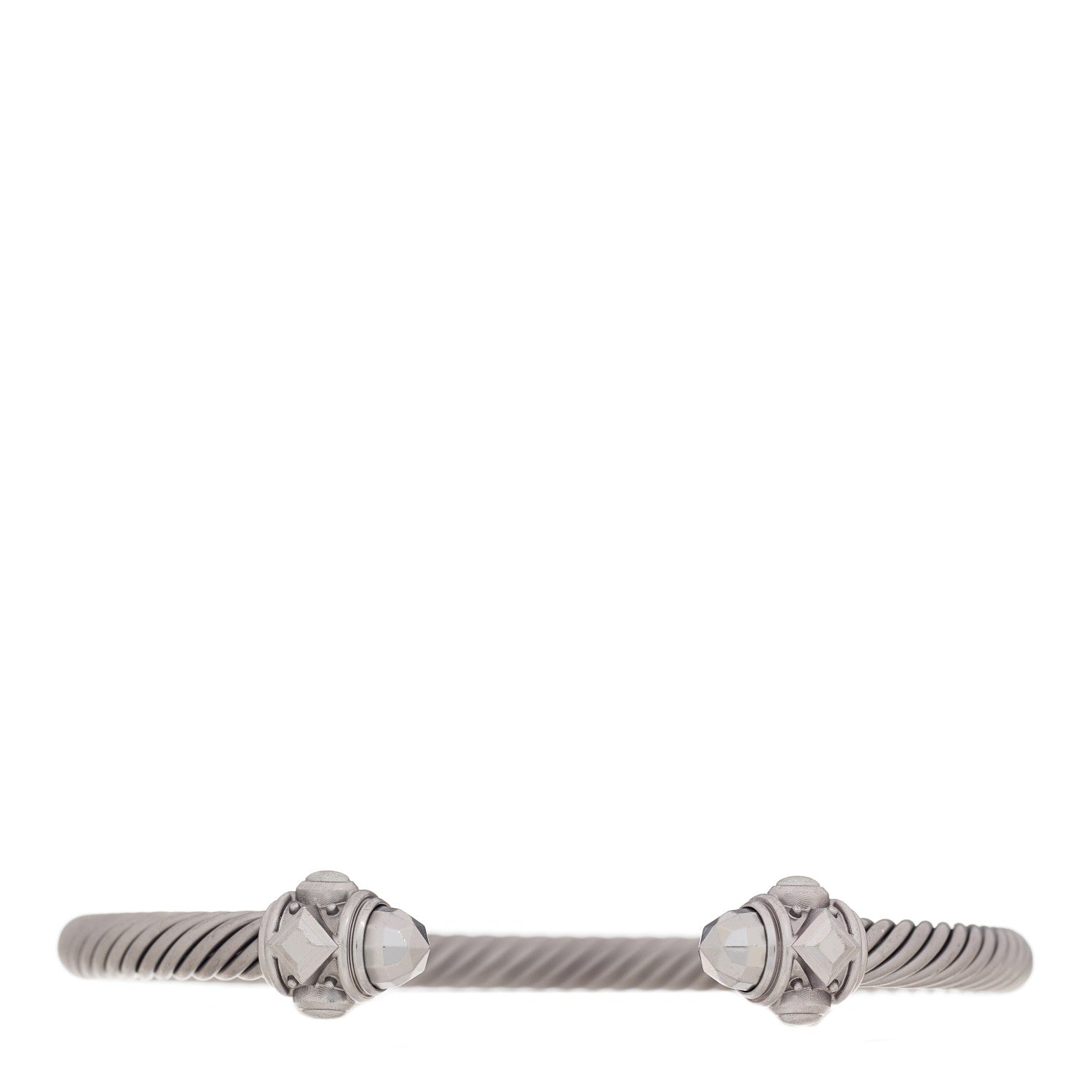 David Yurman Aluminum 5mm Renaissance Bracelet Darkened Silver 1 of 4