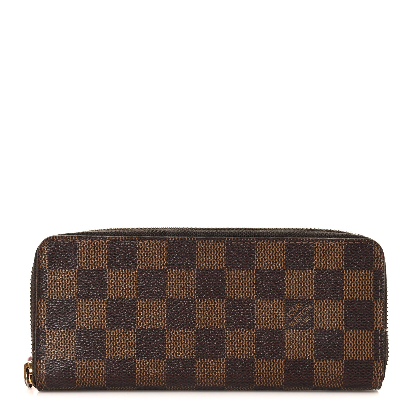 Damier Ebene Clemence Wallet Cherry
