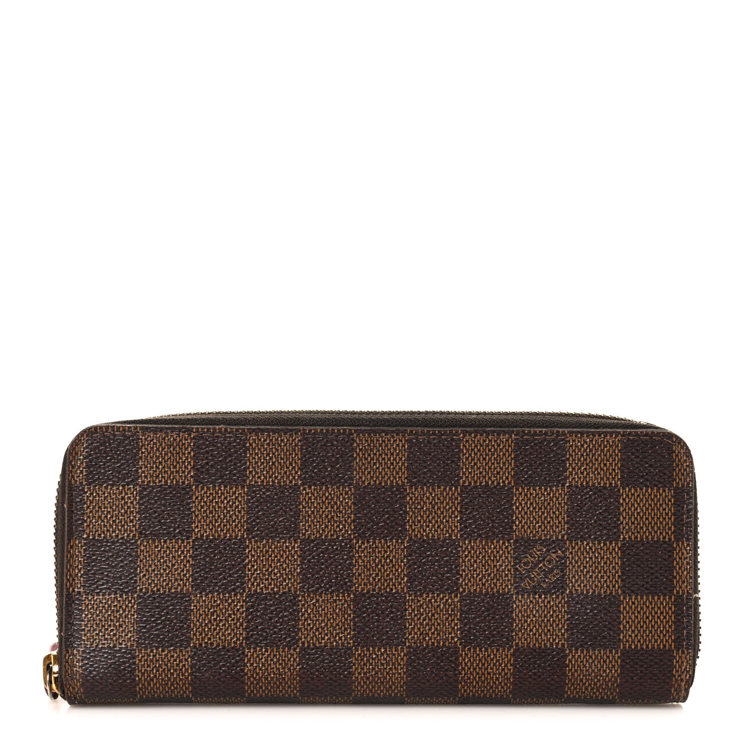 Louis Vuitton Damier Ebene Clemence Wallet Cherry 1 of 6