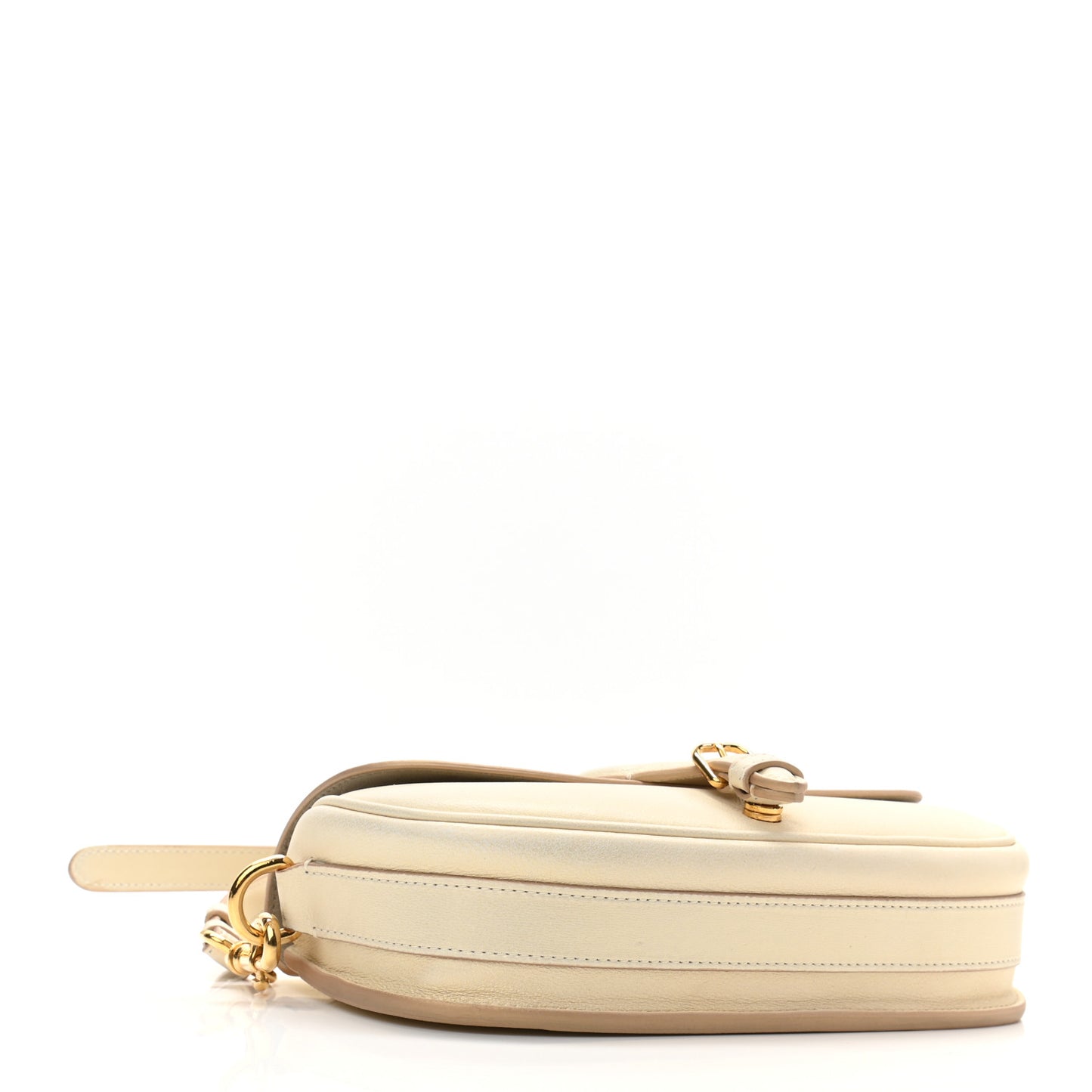 Metallic Box Calfskin East West Bobby Gold