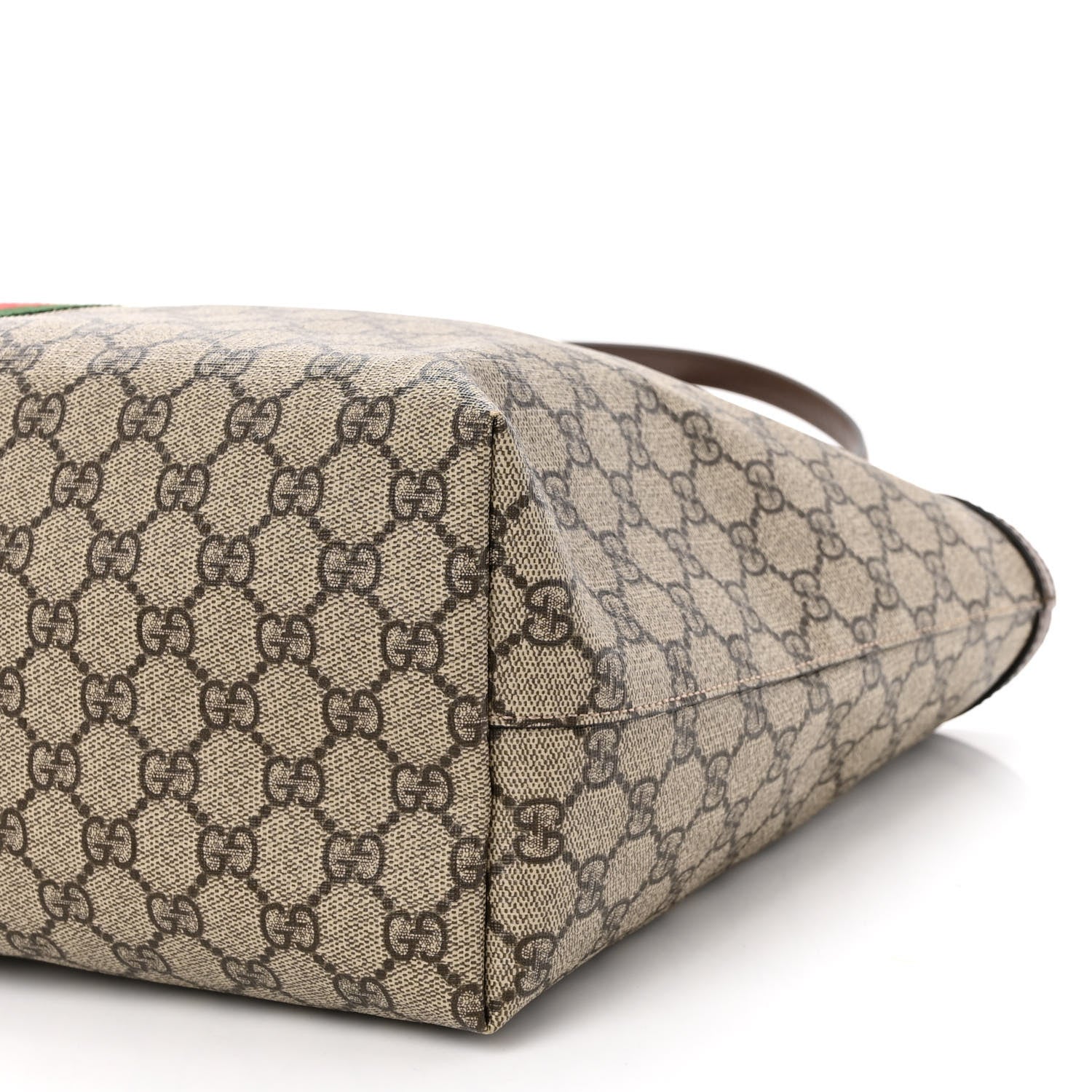 Gucci GG Supreme Monogram Medium Ophidia Shopping Tote Brown 10 of 10