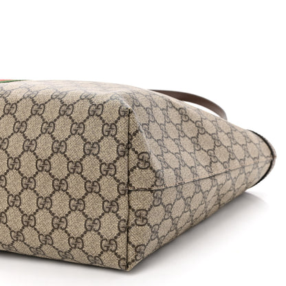 Gucci GG Supreme Monogram Medium Ophidia Shopping Tote Brown 10 of 10