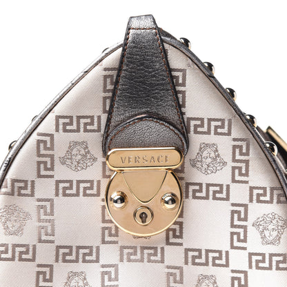 Versace Metallic Calfskin Snap Out Of It Bag Bronze 7 of 28