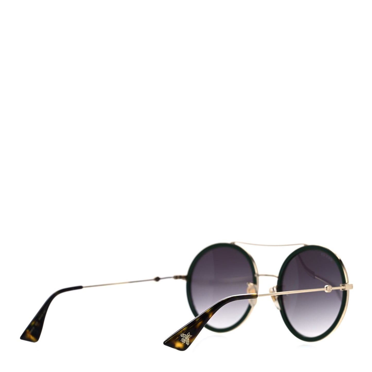 Metal Round Frame Sunglasses GG0061S Blue Red