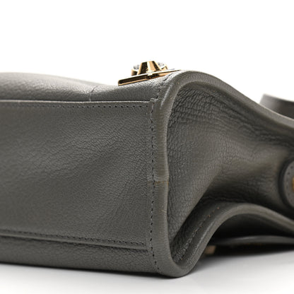 Balenciaga Chevre Gold Metallic Edge Hardware Mini City Gris Acier 9 of 9