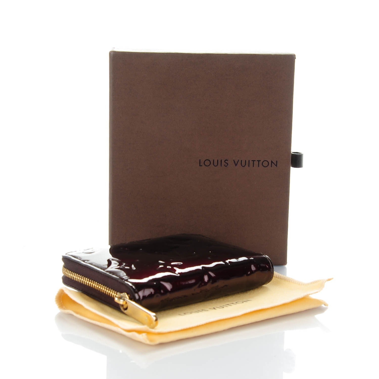 Louis Vuitton Vernis Zippy Coin Purse Amarante 4 of 7