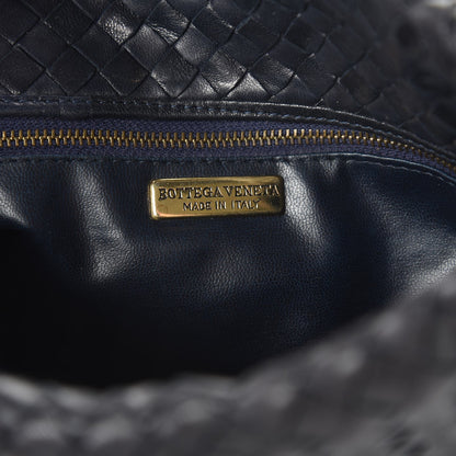 Bottega Veneta Nappa Intrecciato Small Shoulder Bag Navy Blue 8 of 8