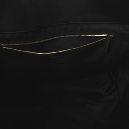 Saint Laurent Lambskin Quilted Maxi Icare Shopping Tote Black 6 of 11