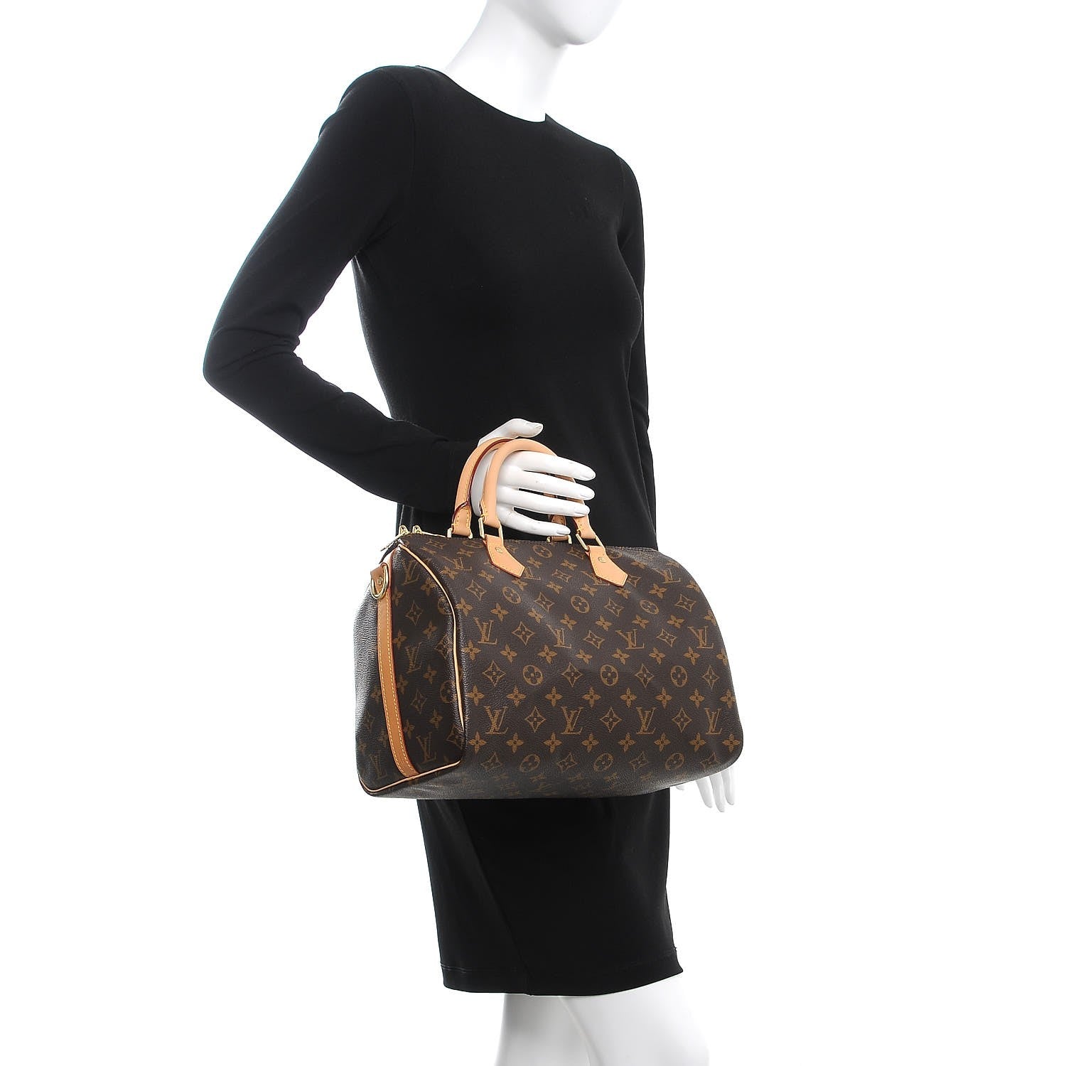 Louis Vuitton Monogram Speedy Bandouliere 30 2 of 9