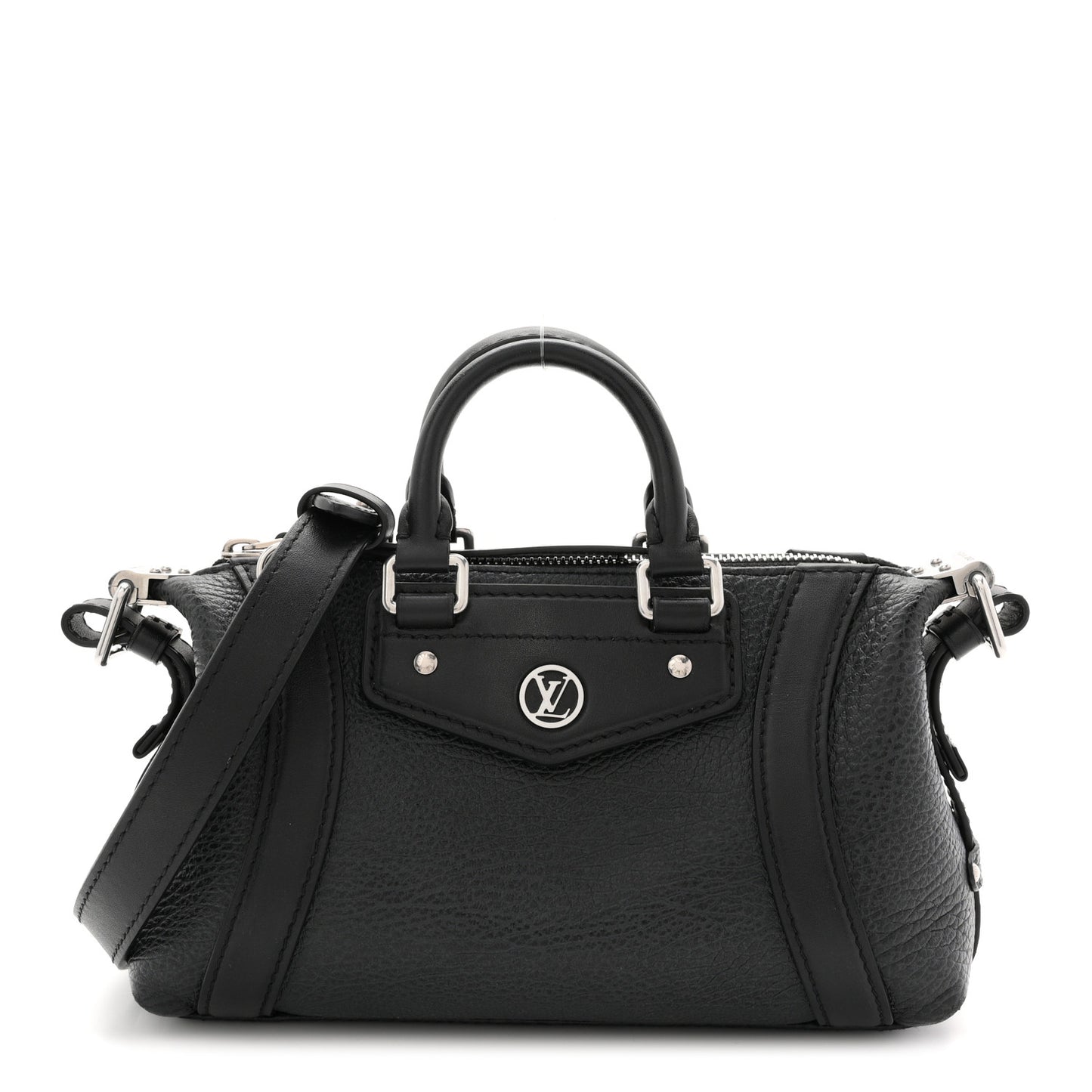Calfskin Nano Biker Black