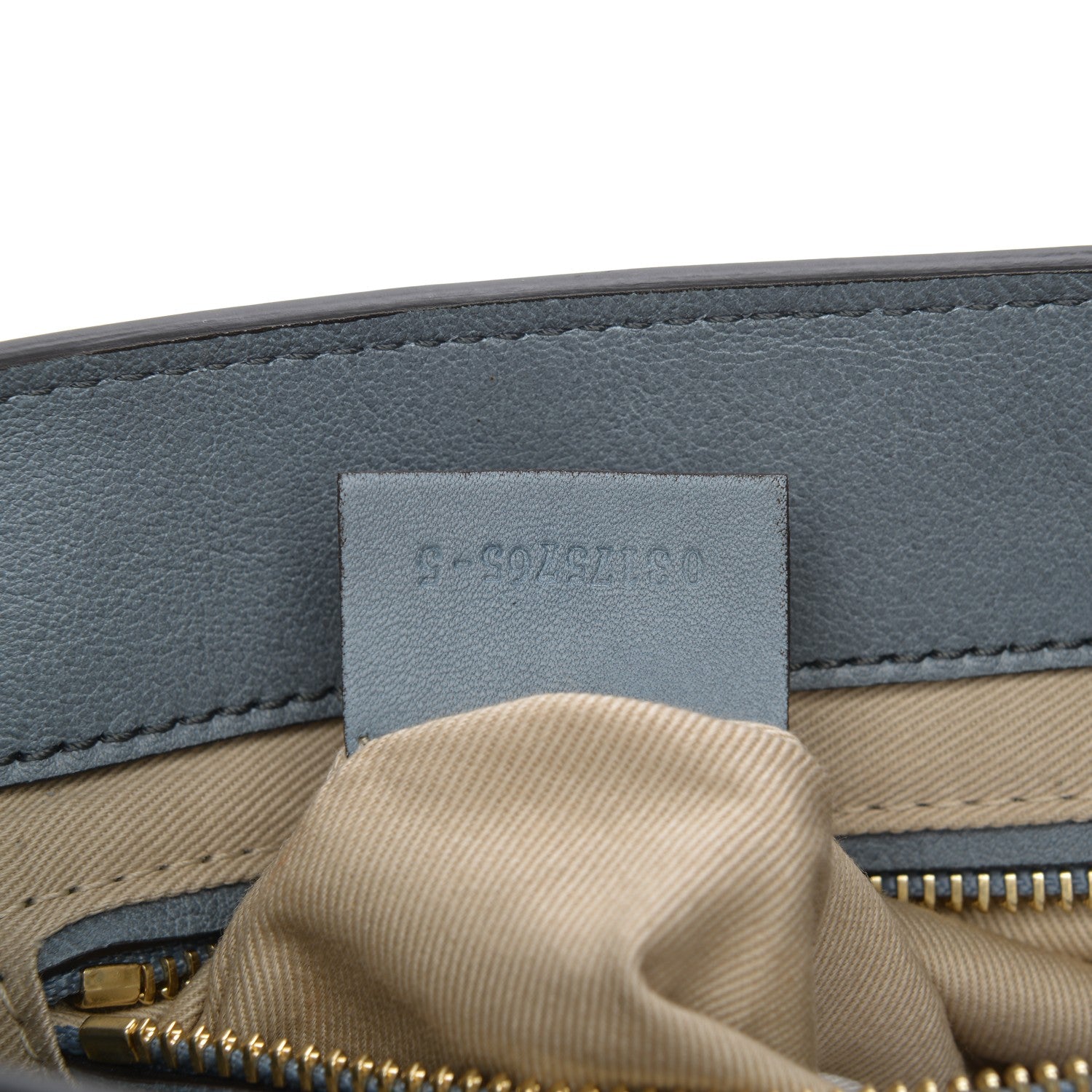 Chloe Suede Calfskin Small Faye Backpack Cloudy Blue 8 of 8