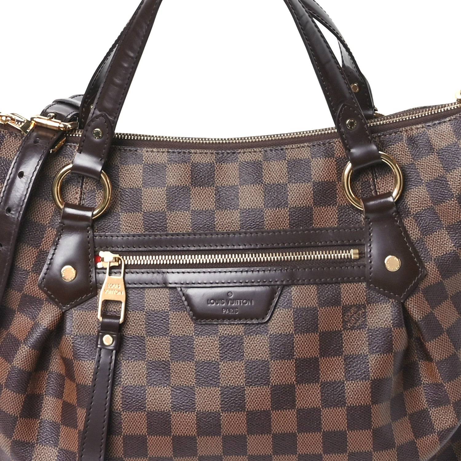 Louis Vuitton Damier Ebene Evora MM 7 of 9
