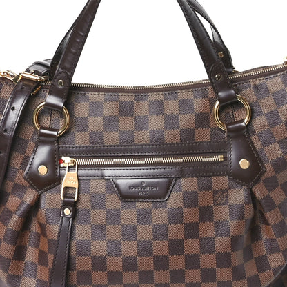 Louis Vuitton Damier Ebene Evora MM 7 of 9