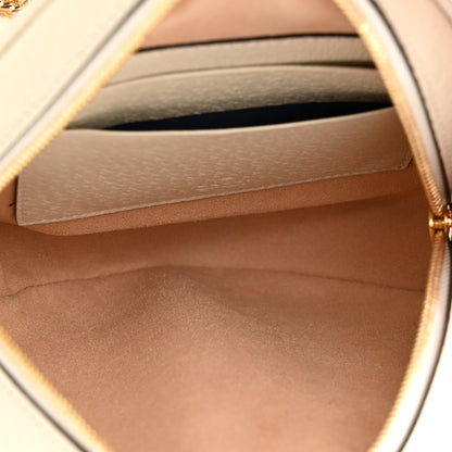 Gucci Textured Calfskin Web Mini Ophidia Round Backpack Mystic White 6 of 11