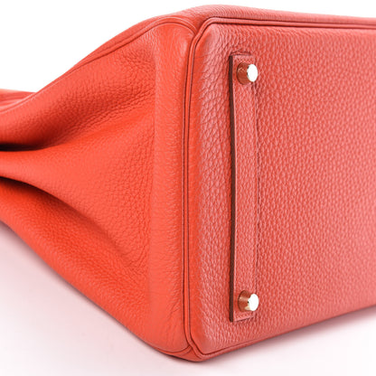 Hermes Togo Birkin 35 Capucine 32 of 37