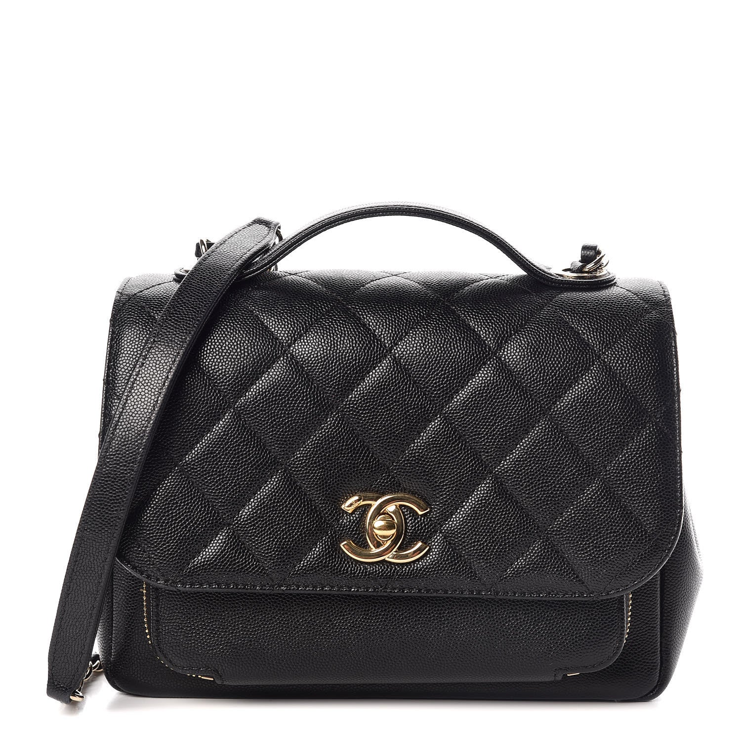Chanel Caviar Quilted Medium Business Affinity Flap Black 1 of 16