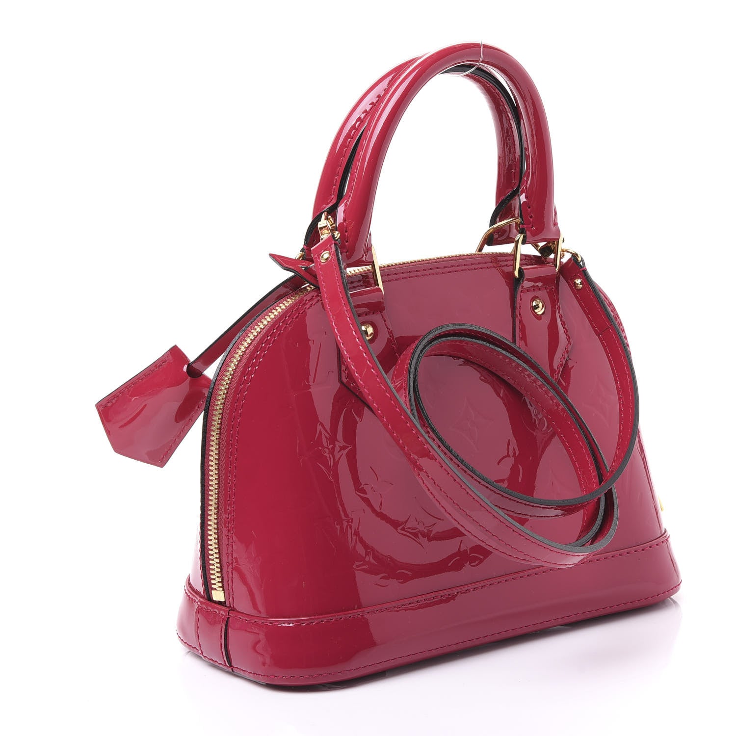 Louis Vuitton Vernis Alma BB Rose Indien 2 of 8