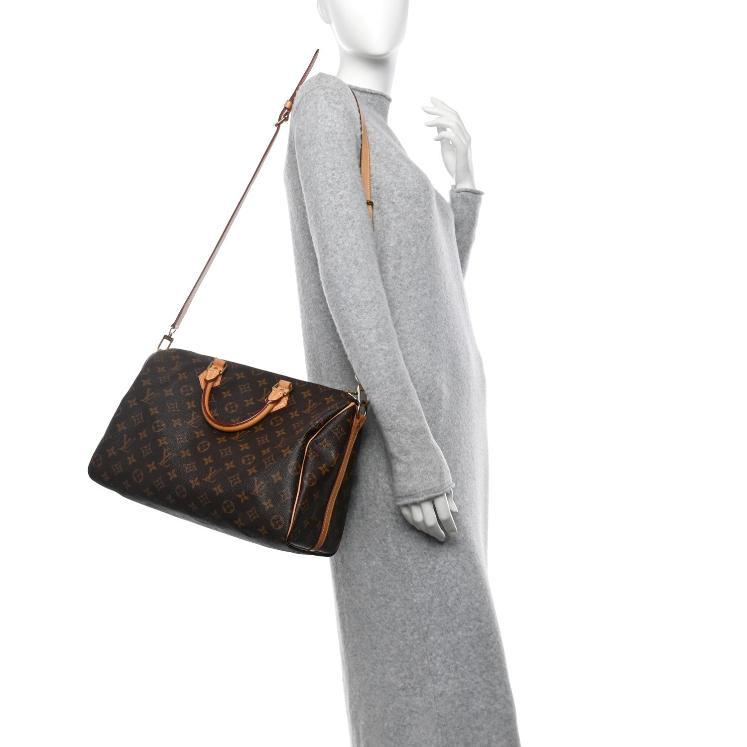 Louis Vuitton Monogram Speedy Bandouliere 35 2 of 12