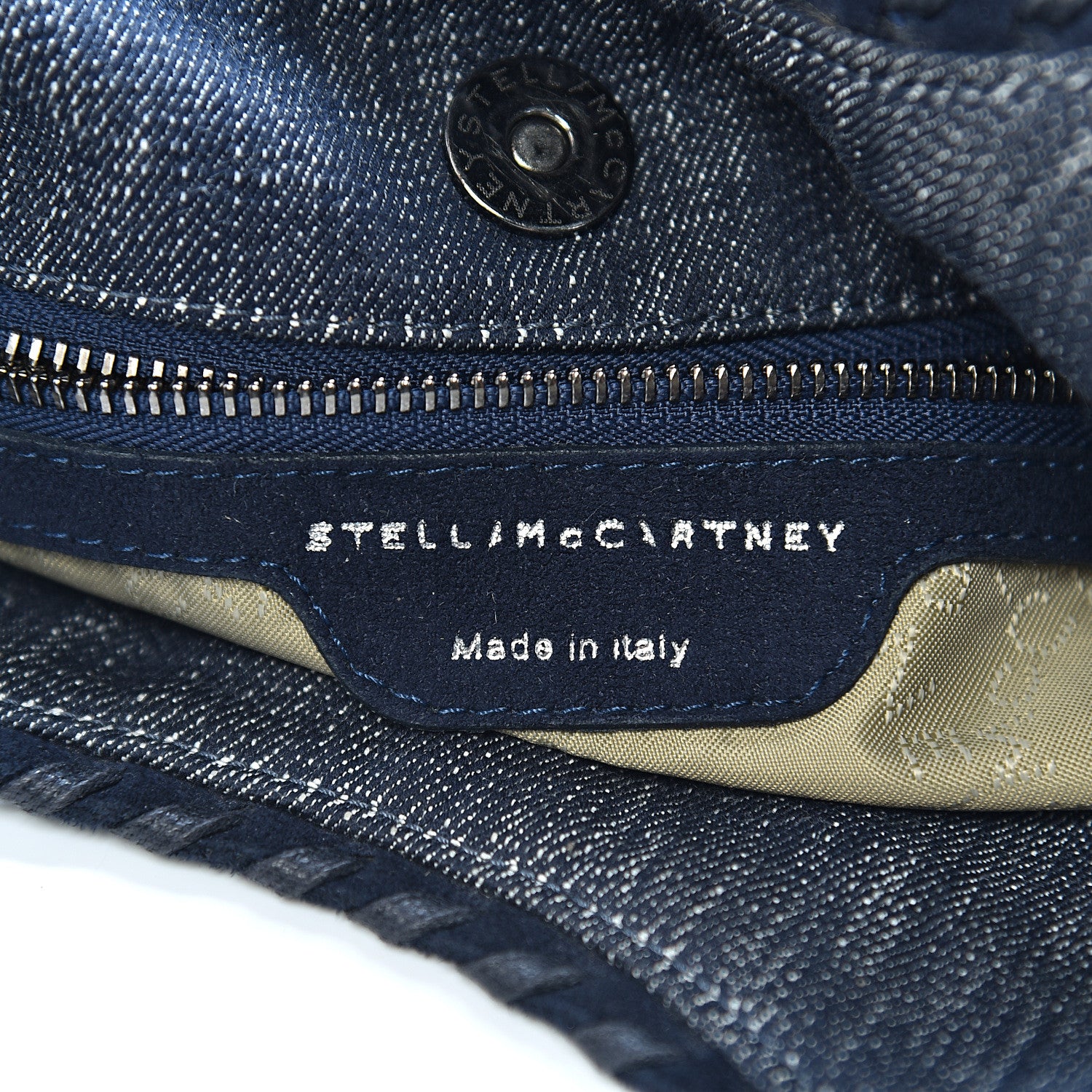 Stella McCartney Denim Chain Falabella Tote Blue 5 of 8
