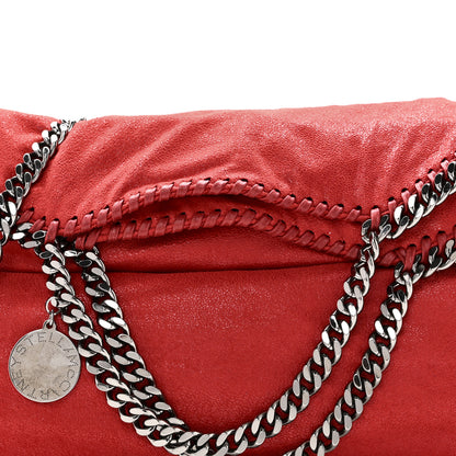 Stella McCartney Shaggy Deer Falabella Fold Over Tote Red 7 of 9
