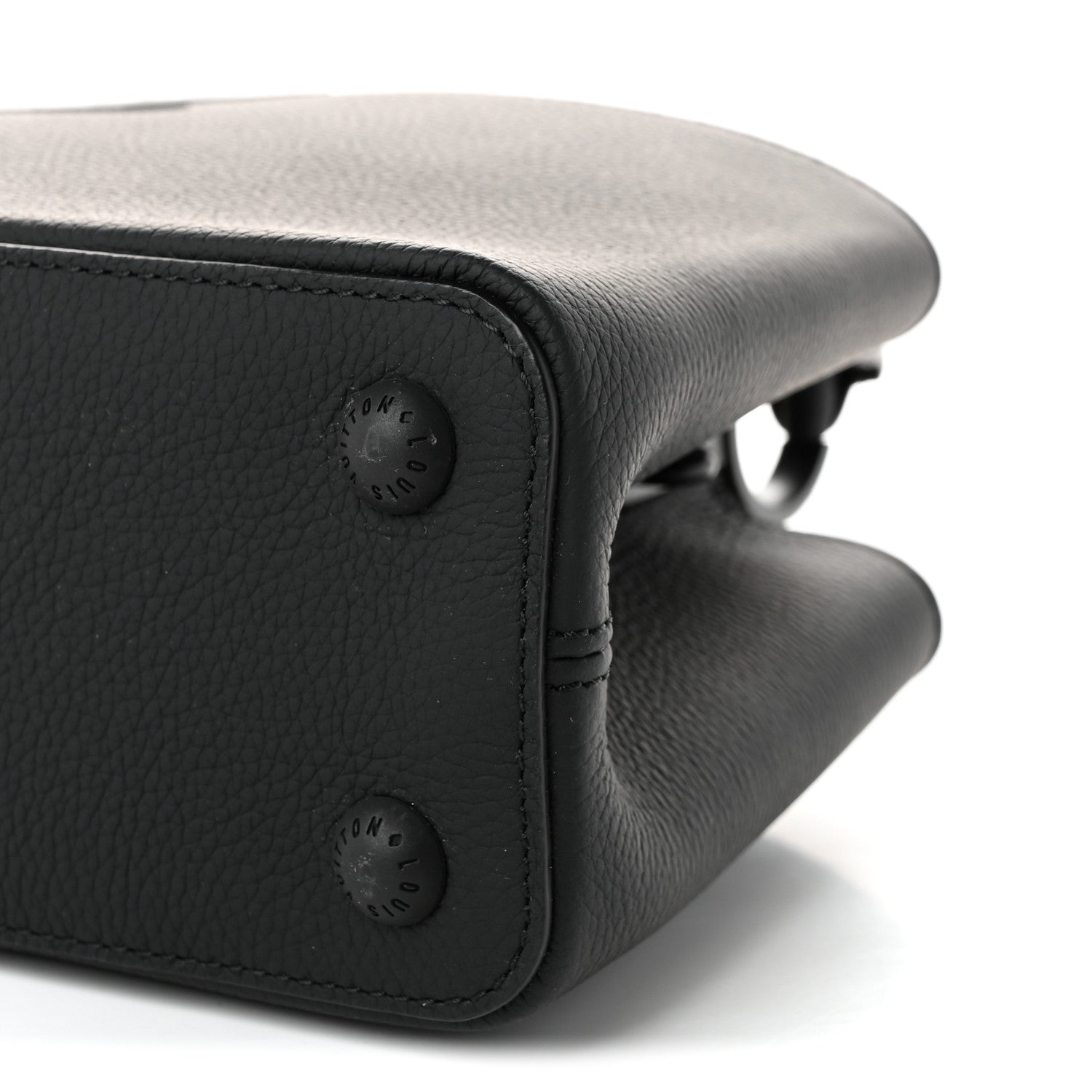 Louis Vuitton Taurillon Capucines East West MM Matte Black 9 of 9