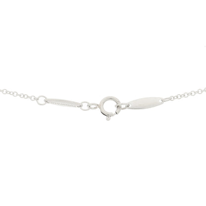 Tiffany Platinum Diamond .08ct Elsa Peretti Diamonds by the Yard Pendant Necklace 5 of 6