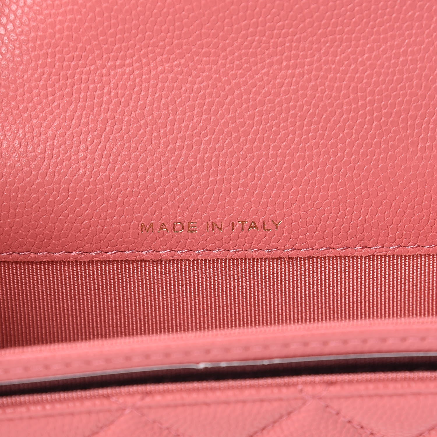 Chanel Caviar Quilted Flap Card Holder Wallet Pink 7 of 9