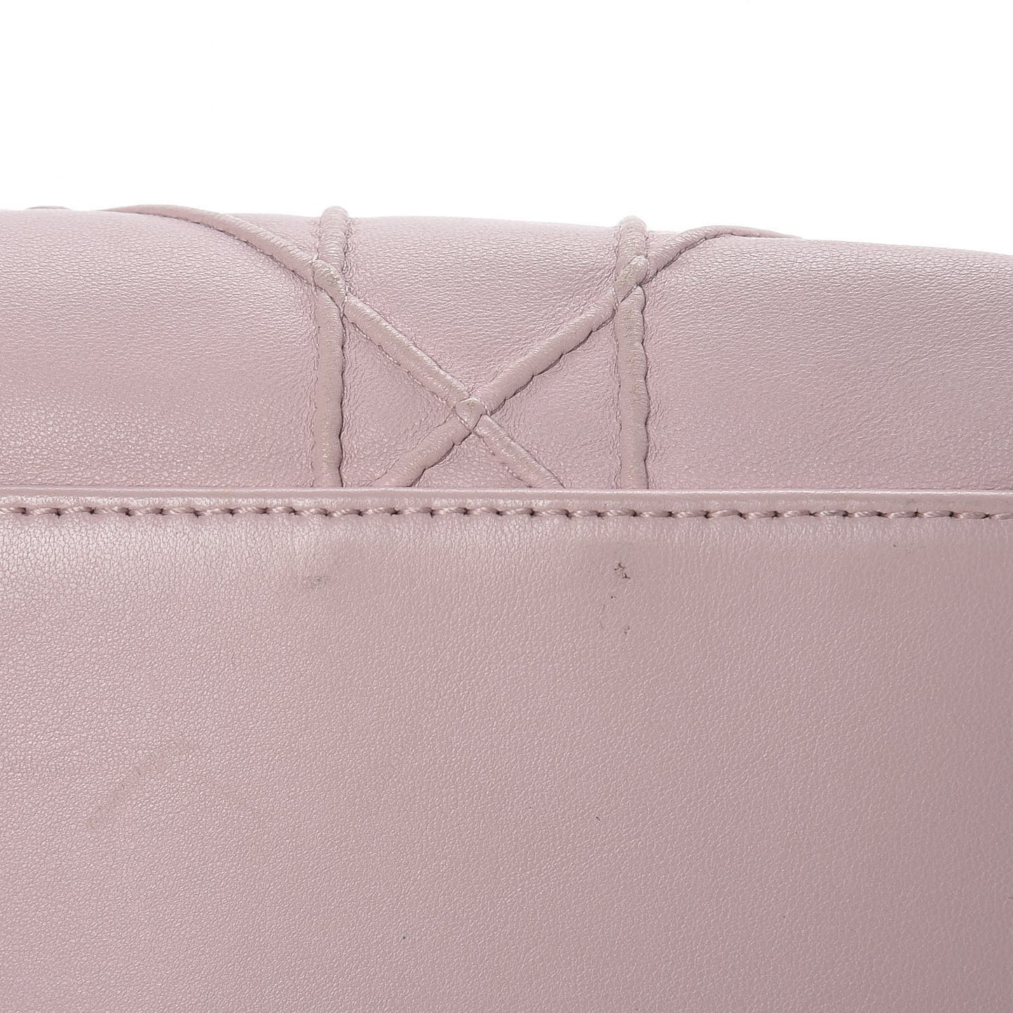Lambskin Cannage Medium Granville Tote Pink
