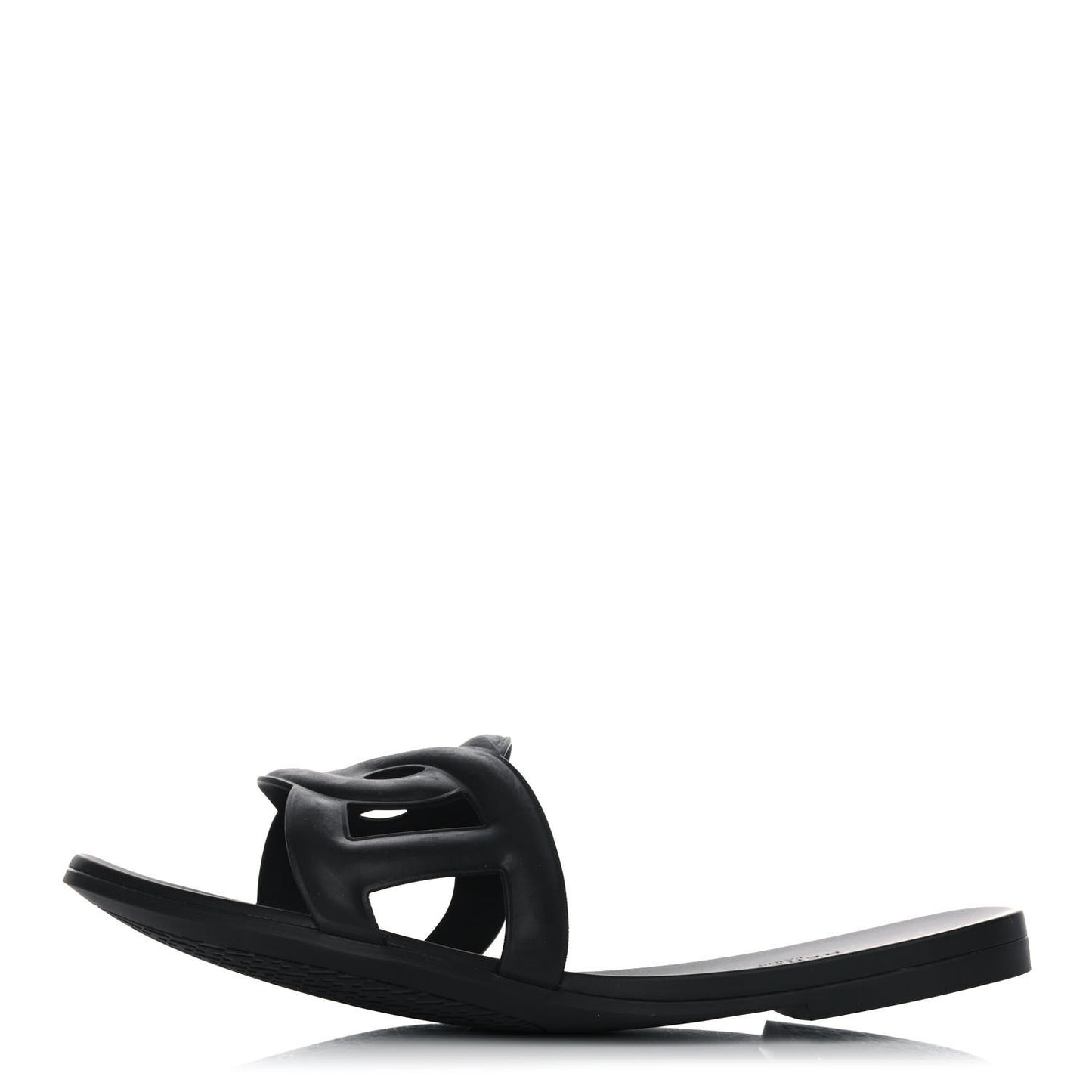 Rubber Aloha Sandals 39 Black