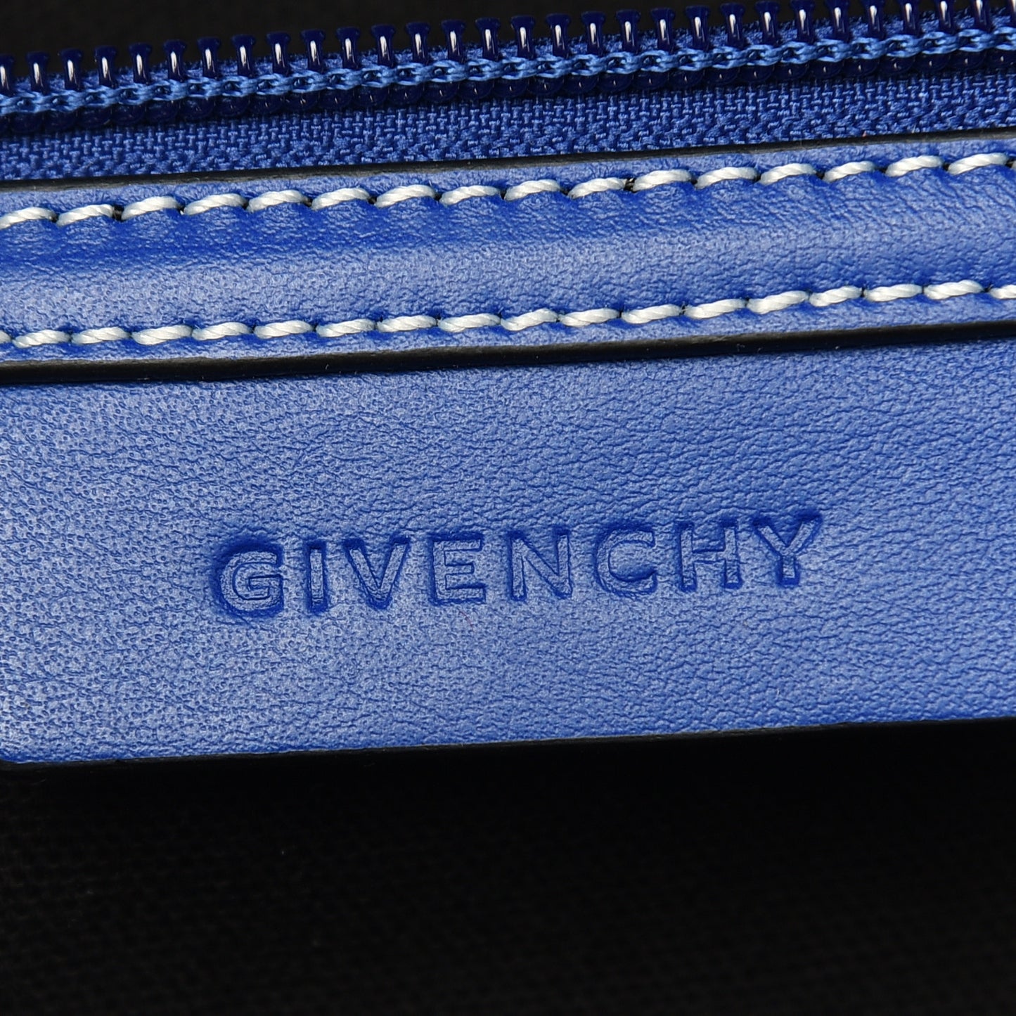 Smooth Calfskin Small Logo Backpack Royal Blue