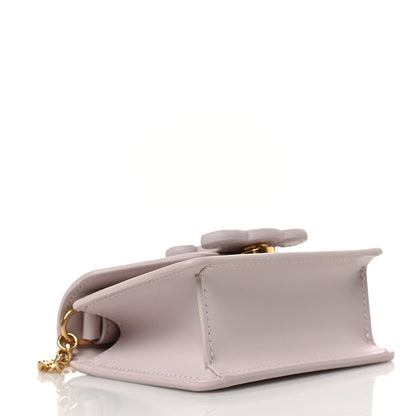 Celine Shiny Calfskin Triomphe Card Holder on Chain Poudre 3 of 8