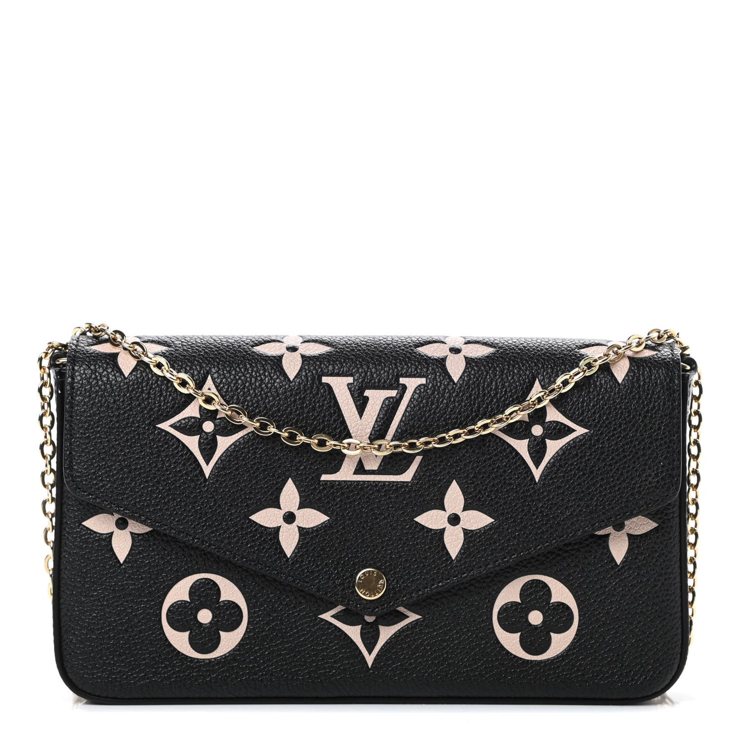 Empreinte Monogram Giant Felicie Pochette Black Beige