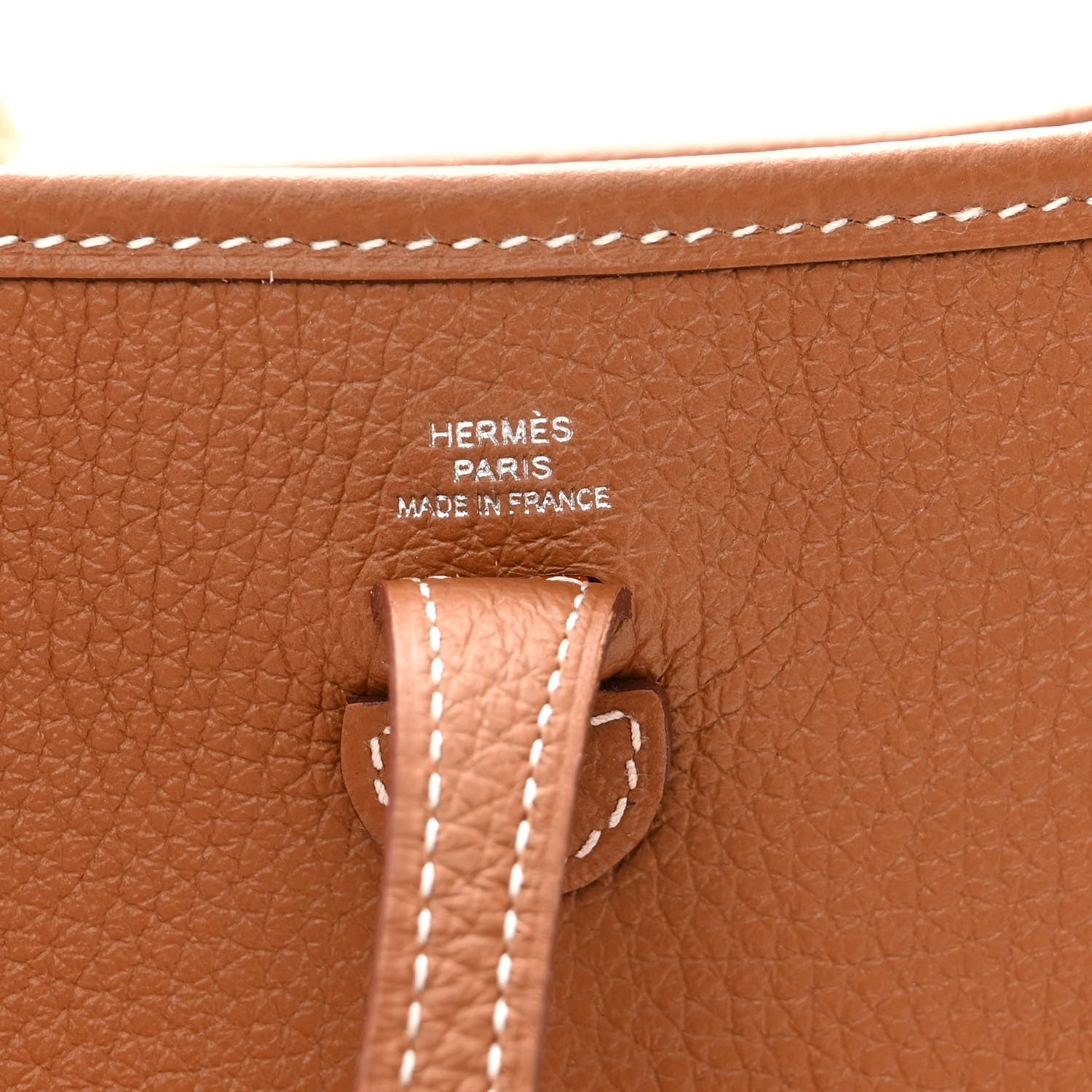 Hermes Taurillon Clemence Evelyne TPM Gold 6 of 10