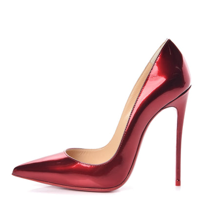 Christian Louboutin Metallic Patent So Kate 120 Pumps 36.5 Loubi 1 of 8