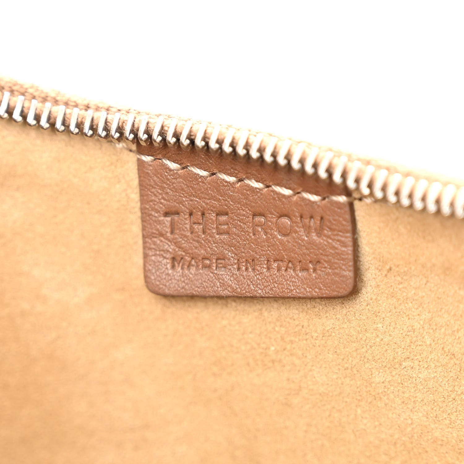 The Row Smooth Calfskin Half Moon Shoulder Bag Chestnut 6 of 9