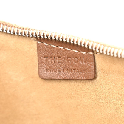 The Row Smooth Calfskin Half Moon Shoulder Bag Chestnut 6 of 9